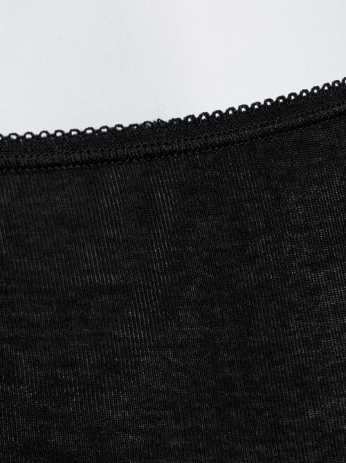 Slip a vita alta in filoscozia, nero