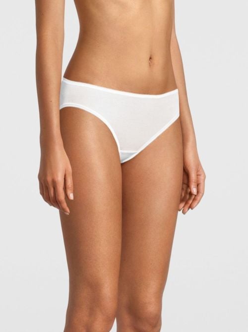 Slip a vita media in filoscozia, bianco OSCALITO