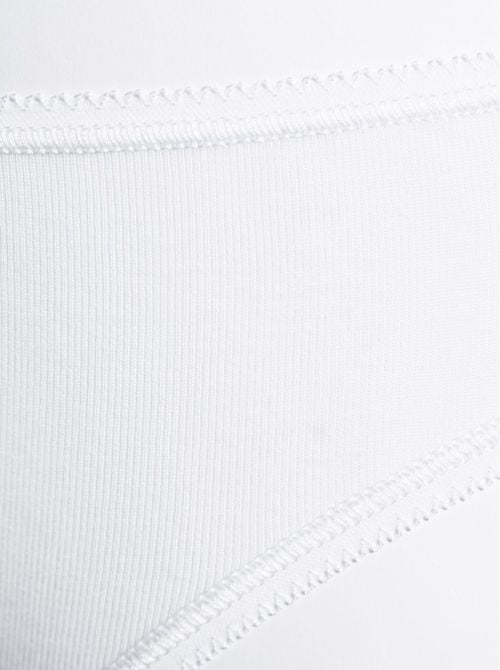 Slip a vita media in filoscozia, bianco
