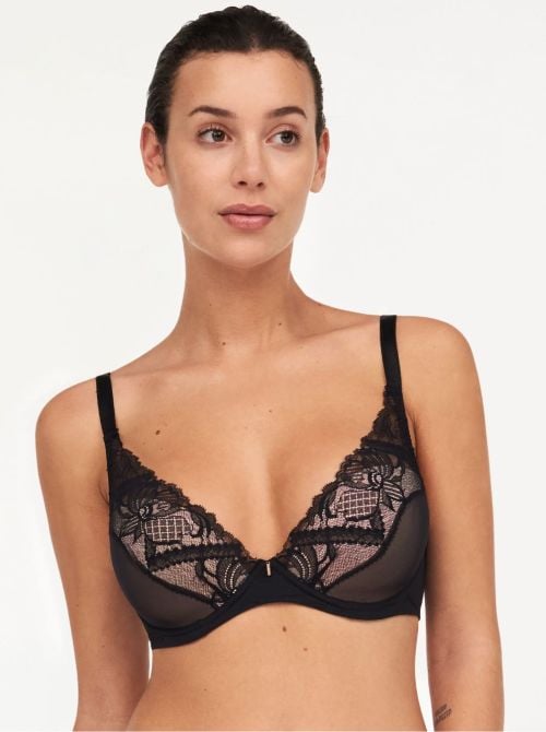 Orangerie dream wired bra, nero CHANTELLE