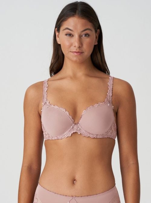 Jane Heart padded bra, pink