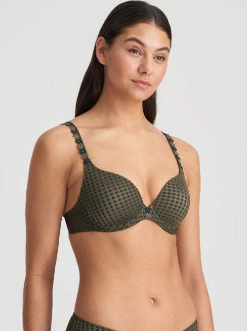 Avero padded Underwired bra, green