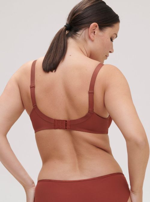 Andora padded balcony bra, brun canyon