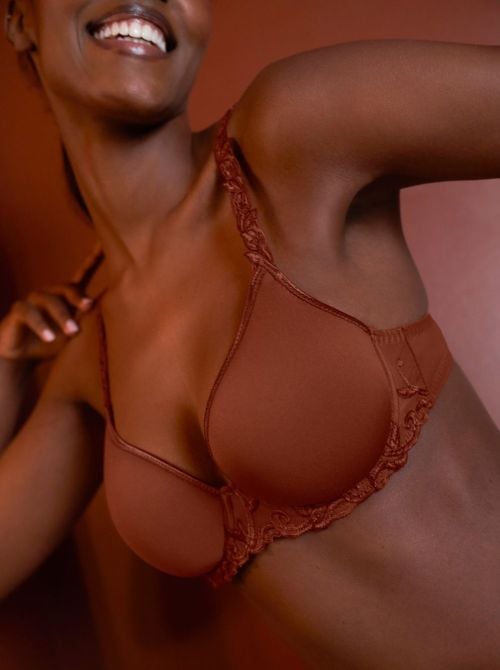 Andora Padded bra with Multiposition straps, brun canyon