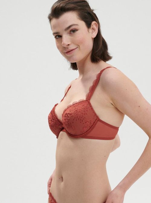 Singuliere push up with underwire, brown SIMONE PERELE