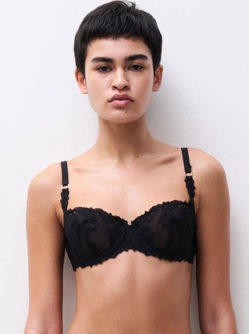 Champs Elysées balcony bra, black