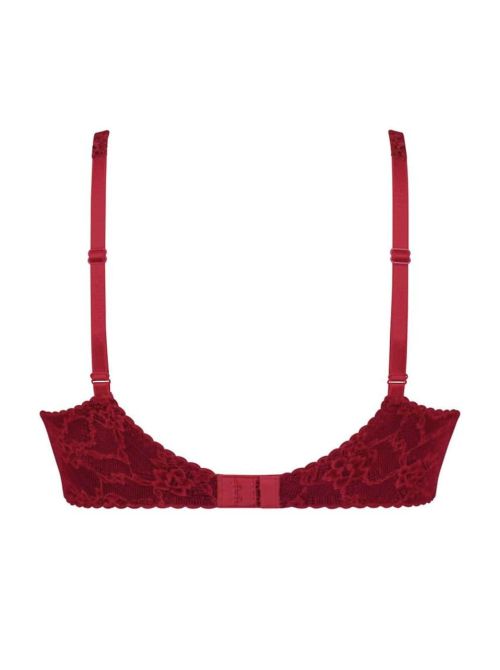 Bobette bra with underwire, ruby