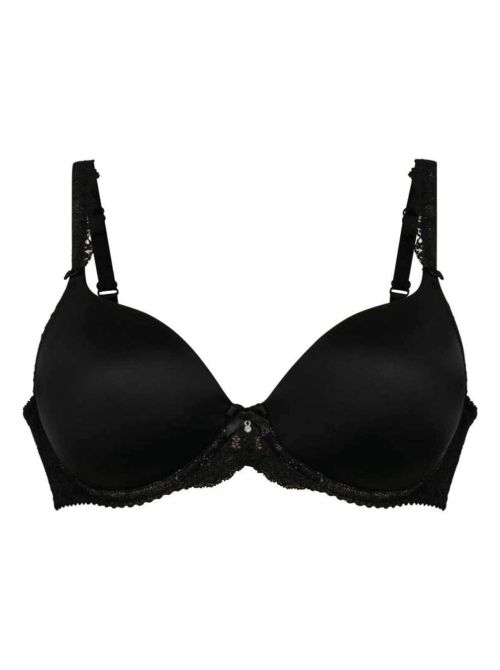 Bobette underwired bra with spacer cups, black