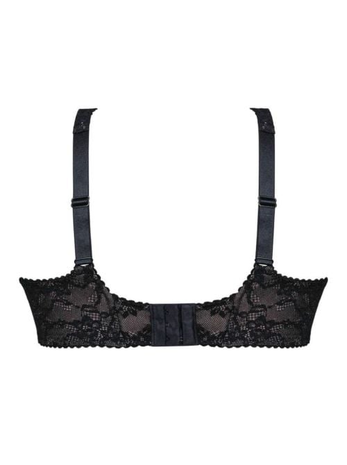 Bobette reggiseno per coppe grandi con ferretto, nero