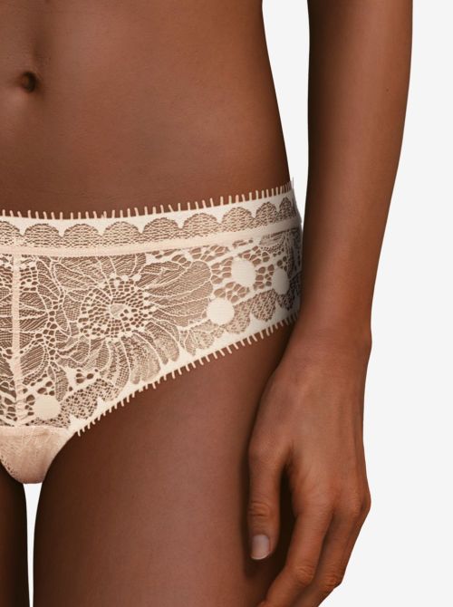 Day To Night thong, Beige doré