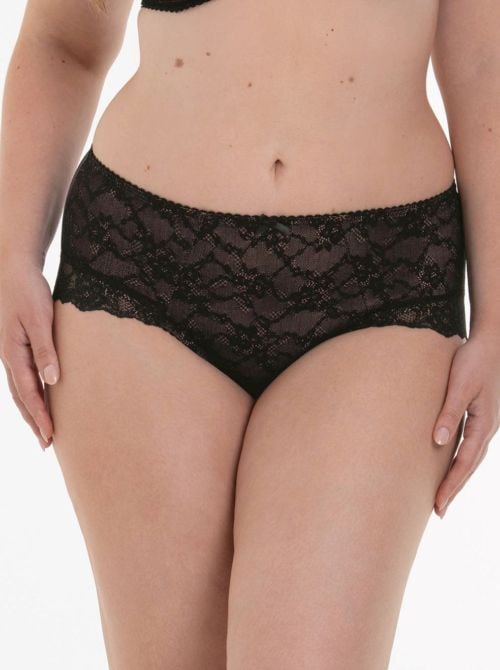 Bobette high briefs, black