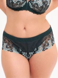 Wish Shorty lace brief, vert kolsaï