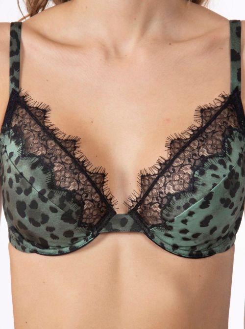 Mirasol wired bra, animalier