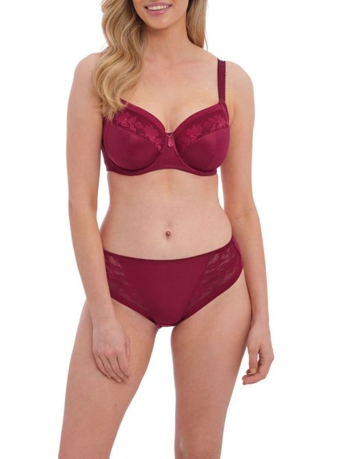 Illusion Reggiseno con ferretto e supporto laterale, berry