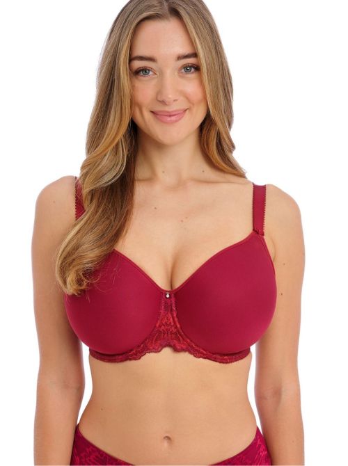 Aubree Reggiseno coppe spacer, rouge