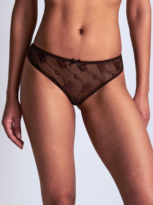 Softessence slip, espresso AUBADE