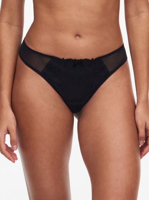 Champs Elysées thong, black