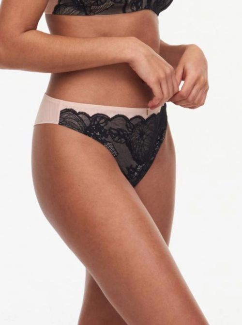 Midnight Flowers thong, black CHANTELLE