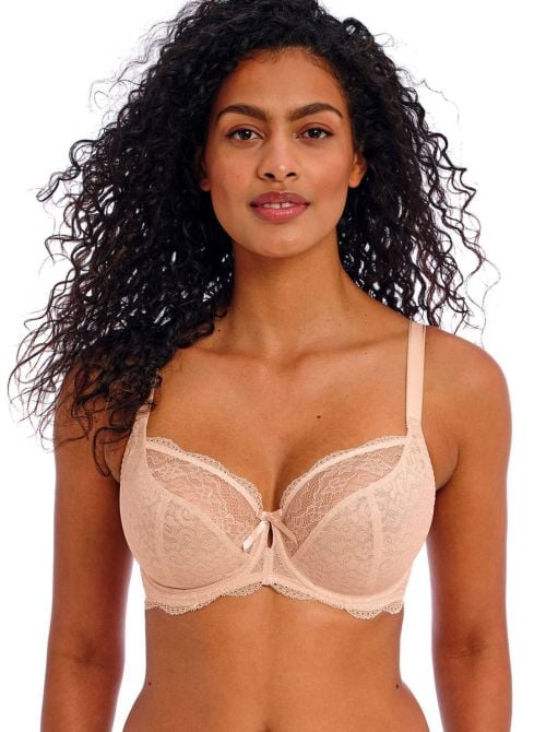 Freya Fancies Underwire Plunge Bra, nude