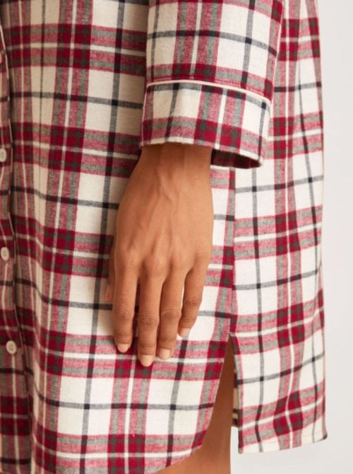 Camicia da notte in flanella