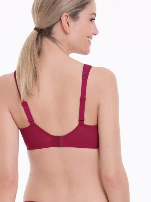 Orely 5782X Post-operative bra, blaccherry red