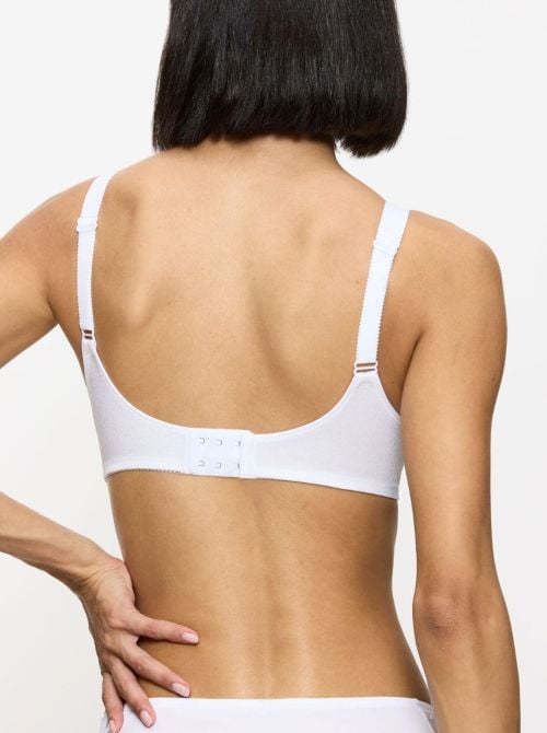 Doreen + Cotton 01 N Reggiseno senza ferretto, bianco