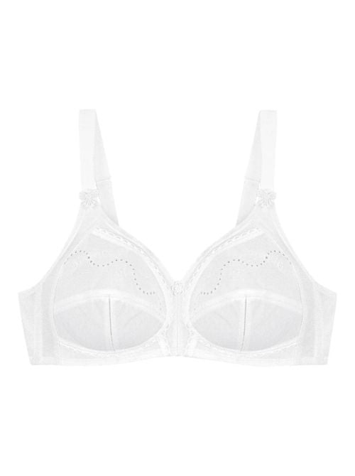 Doreen + Cotton 01 N Reggiseno senza ferretto, bianco