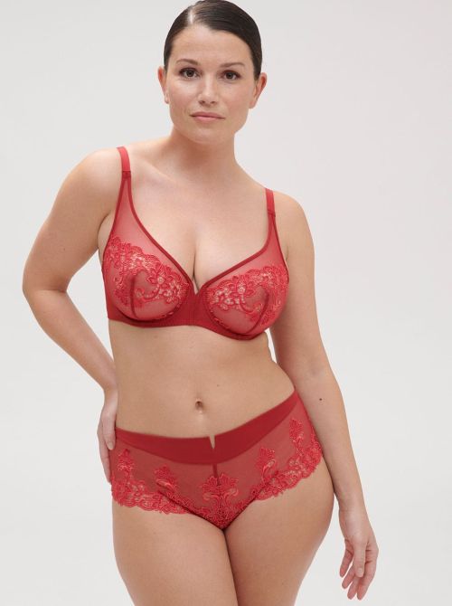 Saga Reggiseno con ferretto, rosso