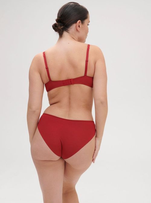 Saga Reggiseno a balconcino con ferretto, rosso