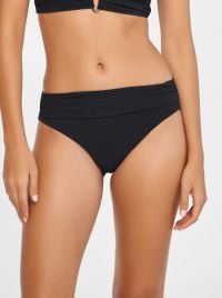 Honesty slip per bikini, nero