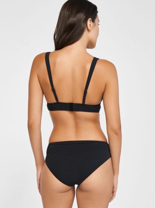 Honesty slip per bikini, nero