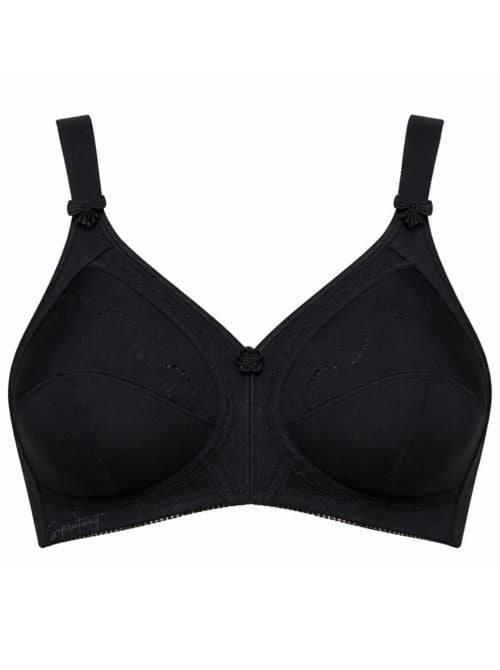 Doreen + Cotton 01 N Reggiseno senza ferretto, nero
