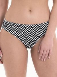 Casual slip per bikini, bianco nero