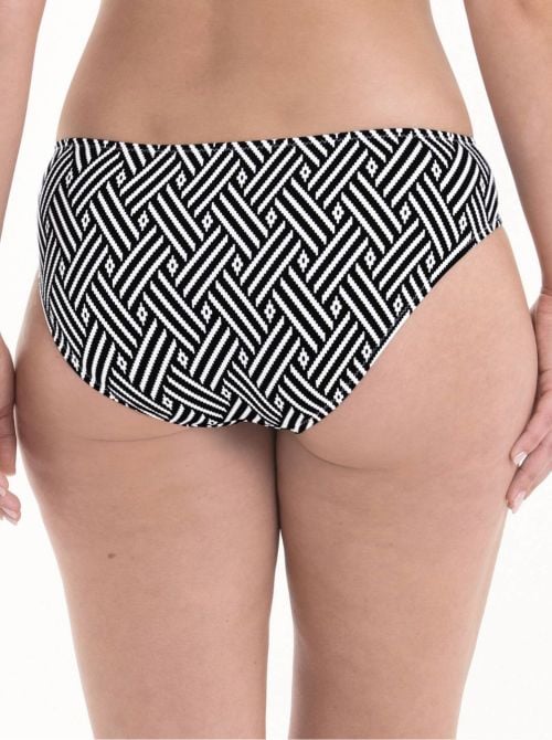 Casual slip per bikini, bianco nero