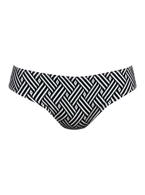 Casual slip per bikini, bianco nero