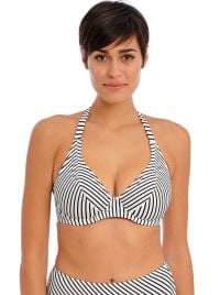 Jewel Cove Reggiseno con ferretto per bikini, bianco e nero