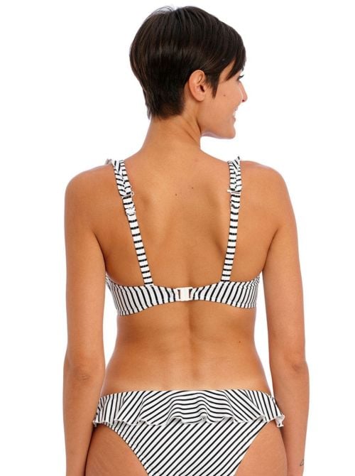 Jewel cove Reggiseno con ferretto per bikini, bianco e nero