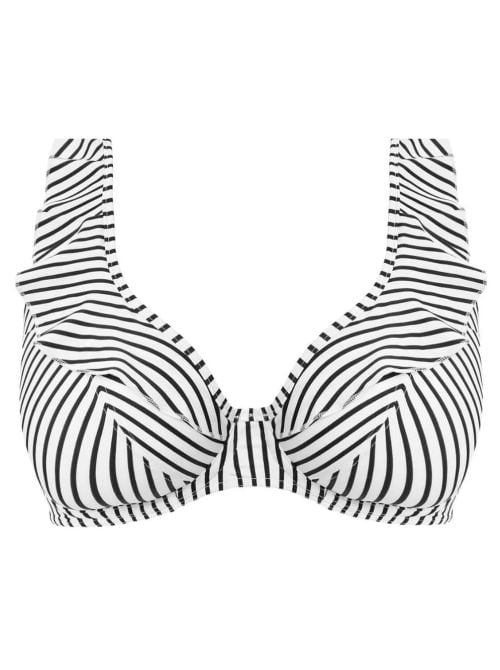 Jewel cove Reggiseno con ferretto per bikini, bianco e nero