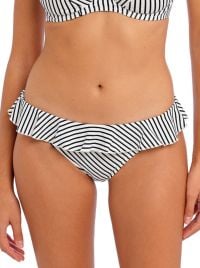 Jewel Cove plain Slip per bikini, bianco e nero