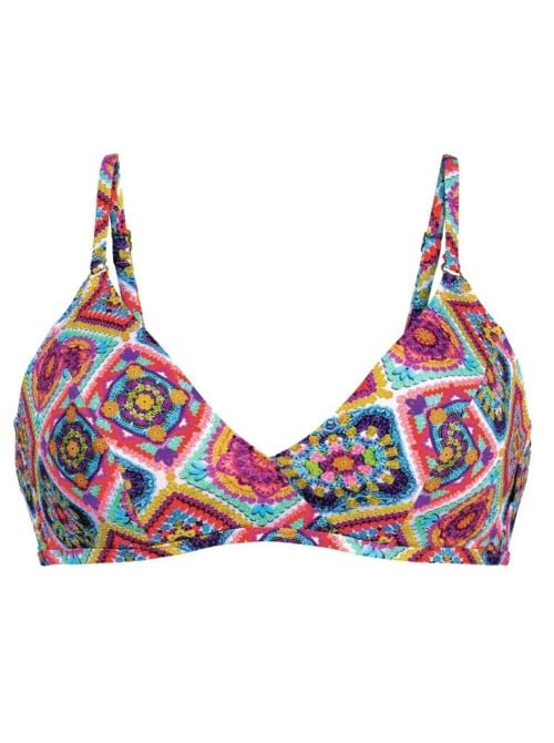 Minou reggiseno per bikini senza ferretto, patchwork