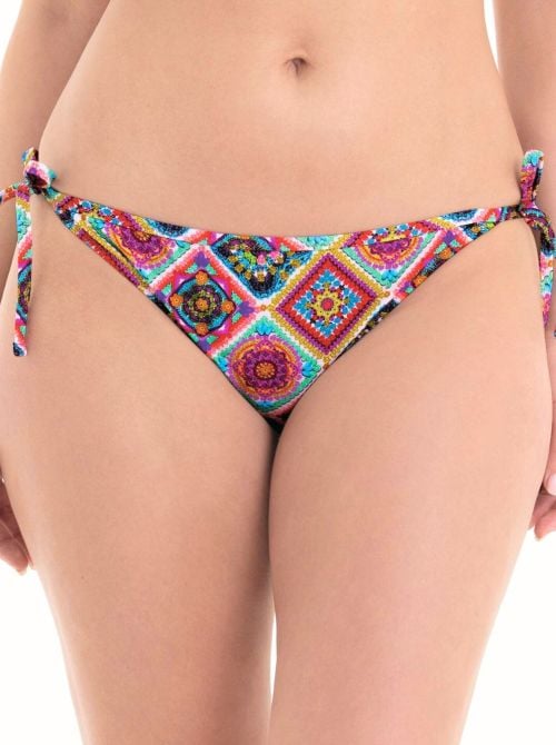 Gigi bikini briefs, patchwork ROSA FAIA BEACHWEAR