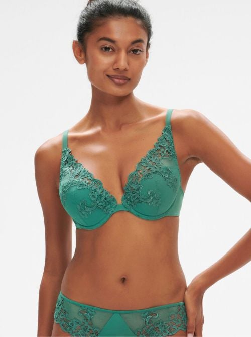 Saga Reggiseno push up, vert garden