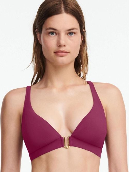 Glow top per bikini, viola