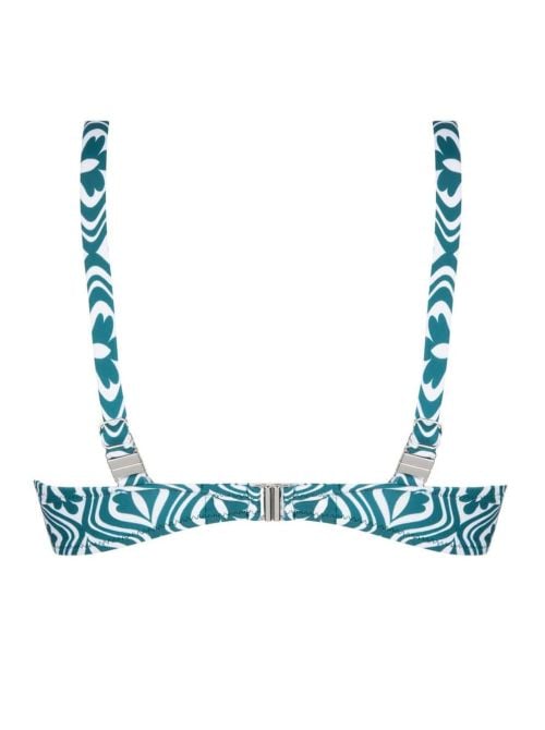 La Relax triangle bikini bra, green ANTIGEL