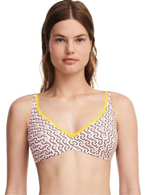 Authentic bikini bra, pattern