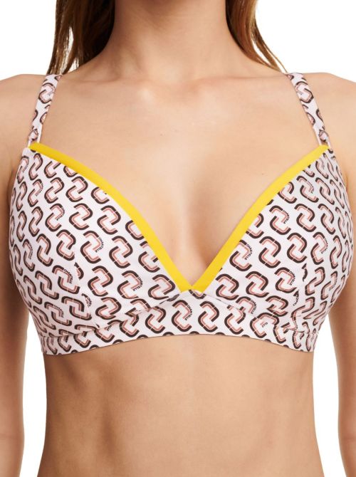 Authentic bikini bra, pattern