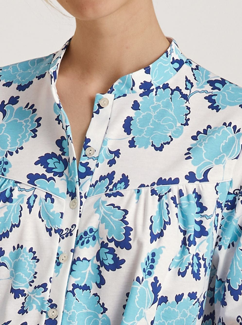 Calida Soft cotton camicia da notte lunga e manica corta