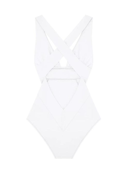 Capri bodysuit, white