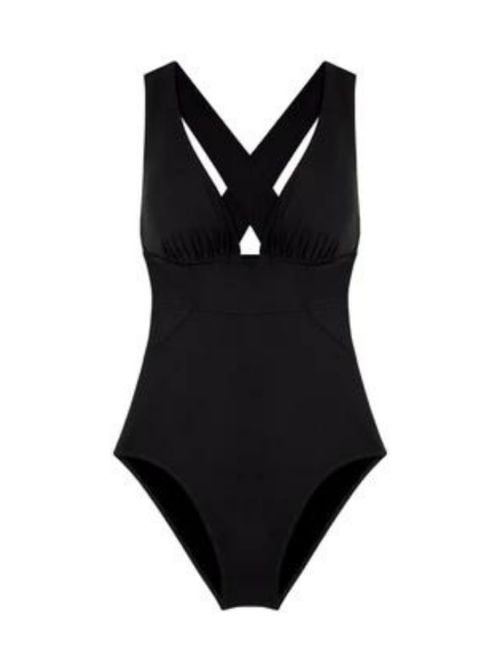 Capri costume intero, nero