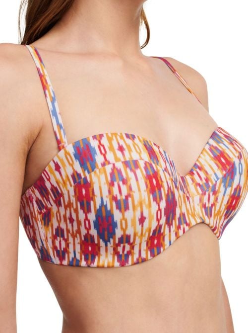 Devotion bikini bandeau bra, pattern CHANTELLE